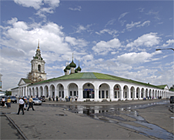 Гостиный двор (Красные ряды) с церковью Спаса в Рядах и Мелочными рядами, сер. XVIII-XIX вв.